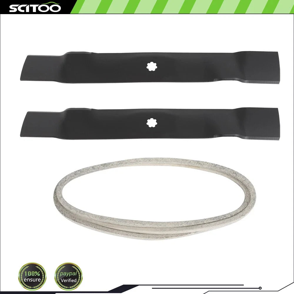 Deck Belt Blade Kit for John Deere L100 L108 L118 L111 L110 (2000–2005)