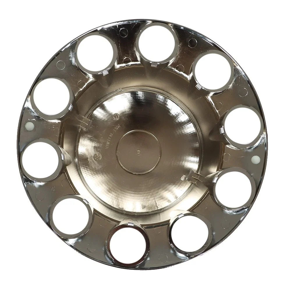 Set of 4 Chrome Rear Wheel Axle Hub Cover Kit for ABS Semi (33mm)