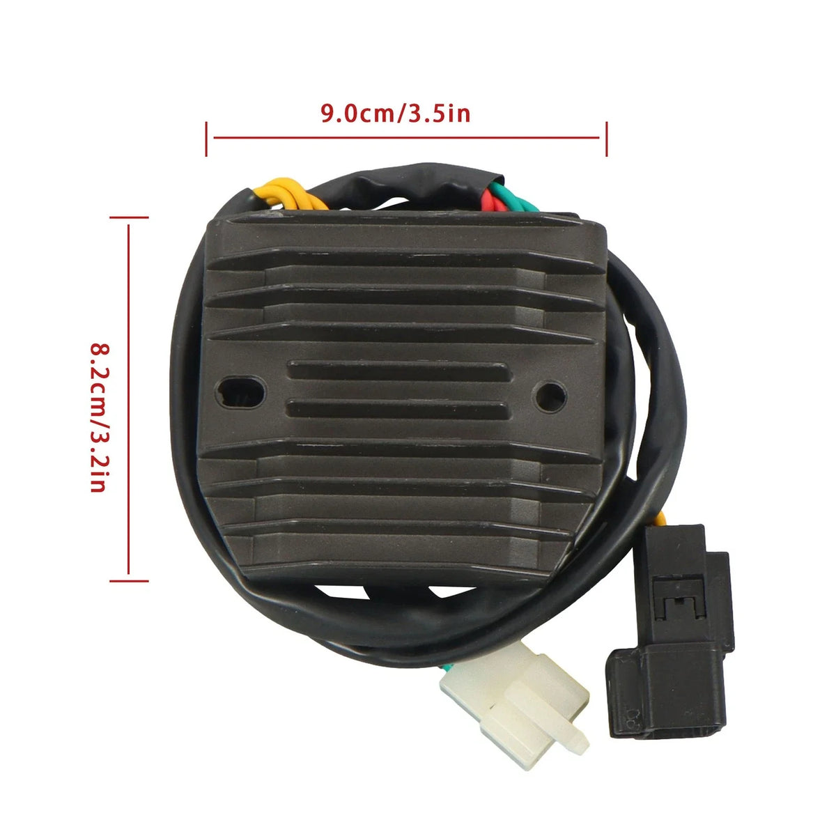 Black Voltage Regulator for Honda CBR600RR (2003–2006) 31600-MEE-003, 31600-MEE-872