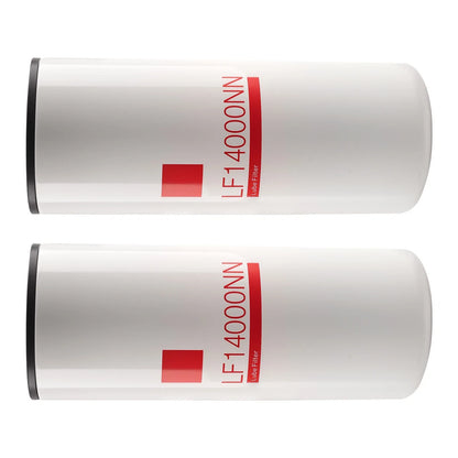 2X Oil Filter for Cummins ISM X15 QSM (LF14000NN, ELF7900, PH8691, DBL7900)