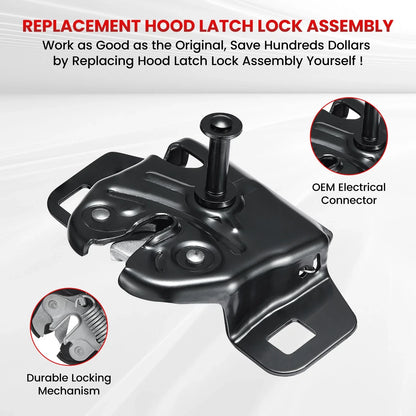 Front Hood Latch Lock Assembly for Dodge Durango (1998–2003) 55255451AC