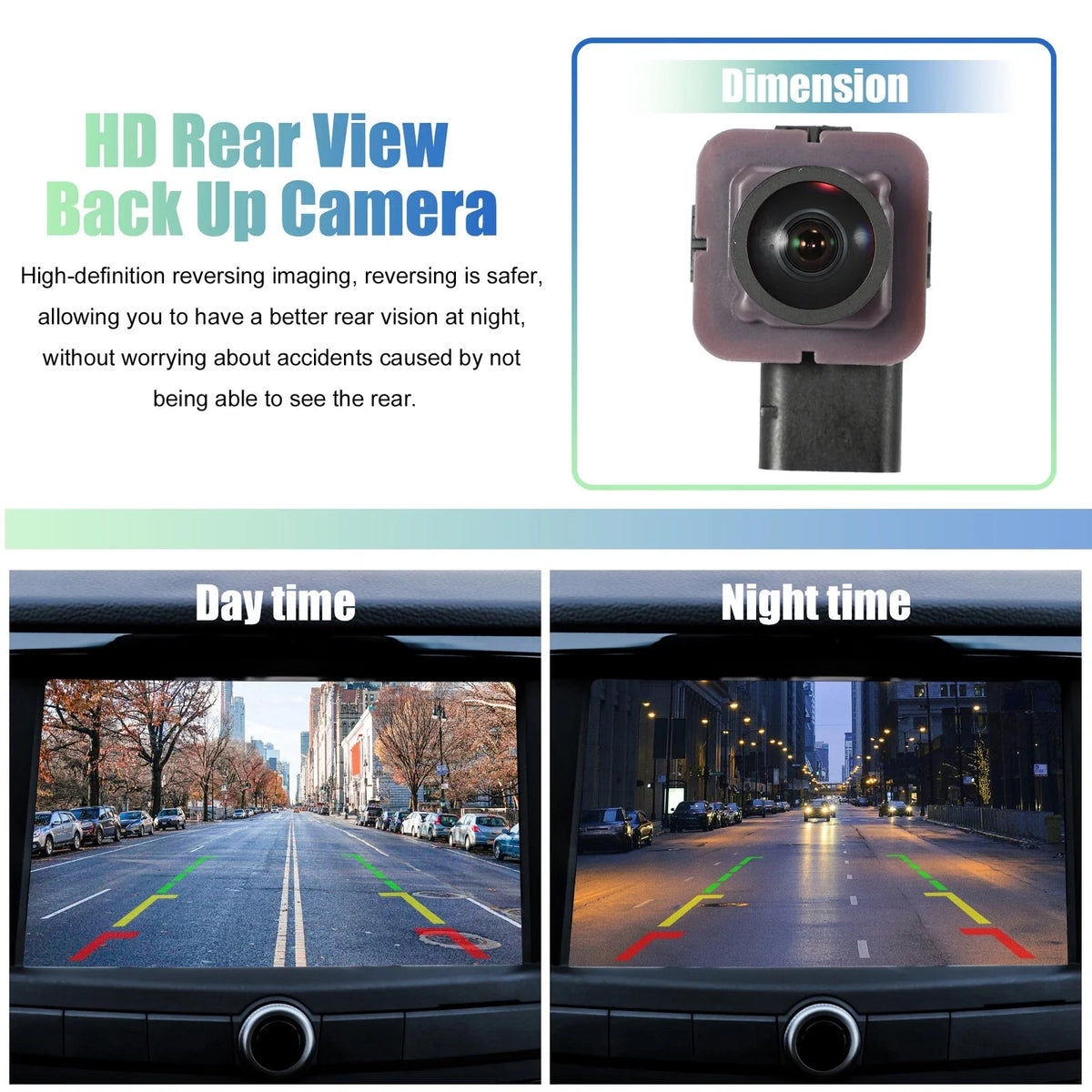 Rear View Backup Camera HS7T-19G490-AC for Ford Fusion (2017–2020)