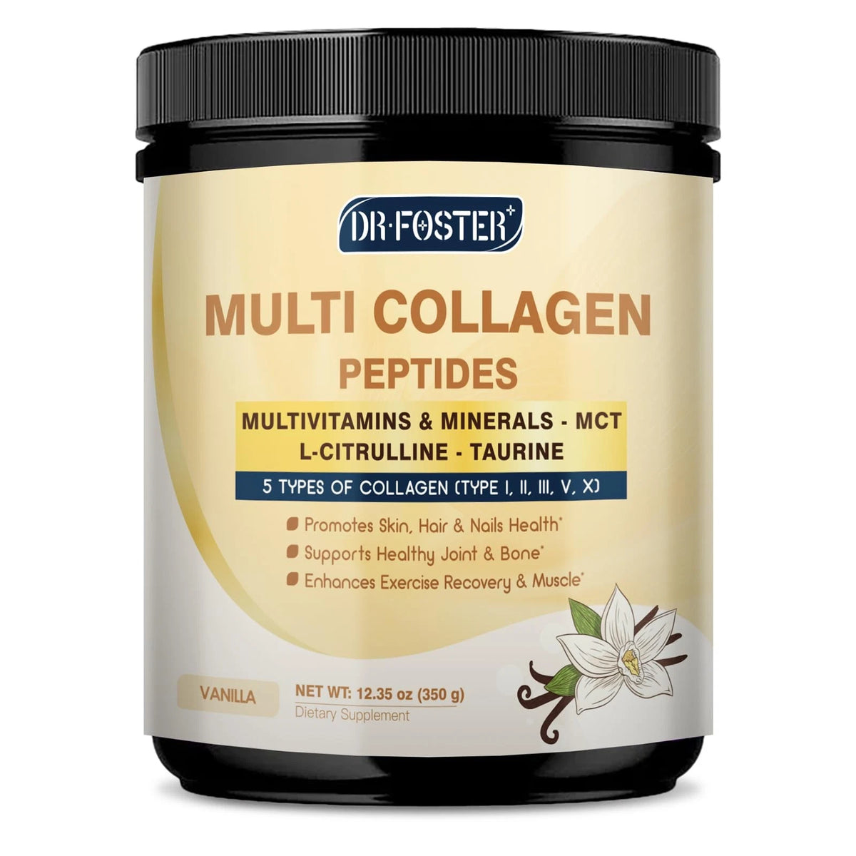 Vanilla Collagen Peptides Powder (Pack of 1)