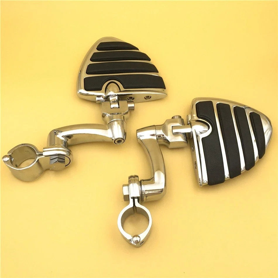 1" Chrome U Shape Foot Peg for Honda GoldWing VTX1300 Shadow Valkyrie