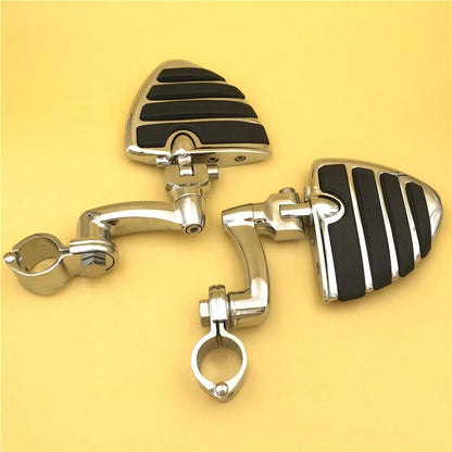1" Chrome U Shape Foot Peg for Honda GoldWing VTX1300 Shadow Valkyrie