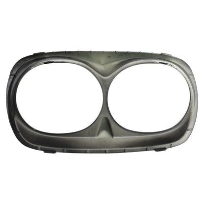 Dual Headlight Trim Bezel Cover for Harley Road Glide (1998–2013) Matte Black