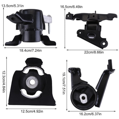 4pc Engine Mount Set for Toyota Rav4 2013–2018 PE-EM-Kit-70541 A42014 A42023 A42011 A42002