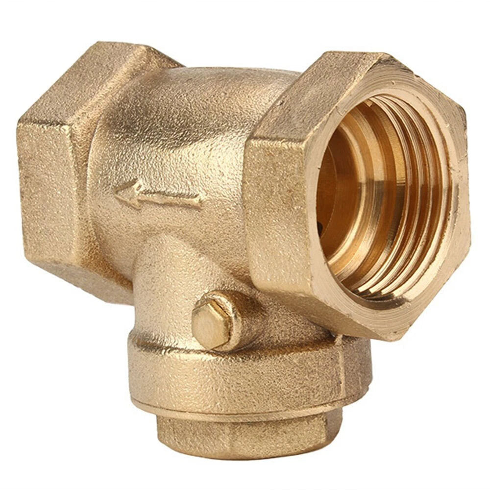 2X 3/4" FIP Brass Swing Check Valve for Plumbing Fitting