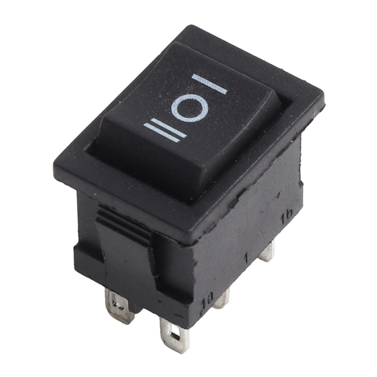 KCD1 Black Rocker Switch for Electrical Projects