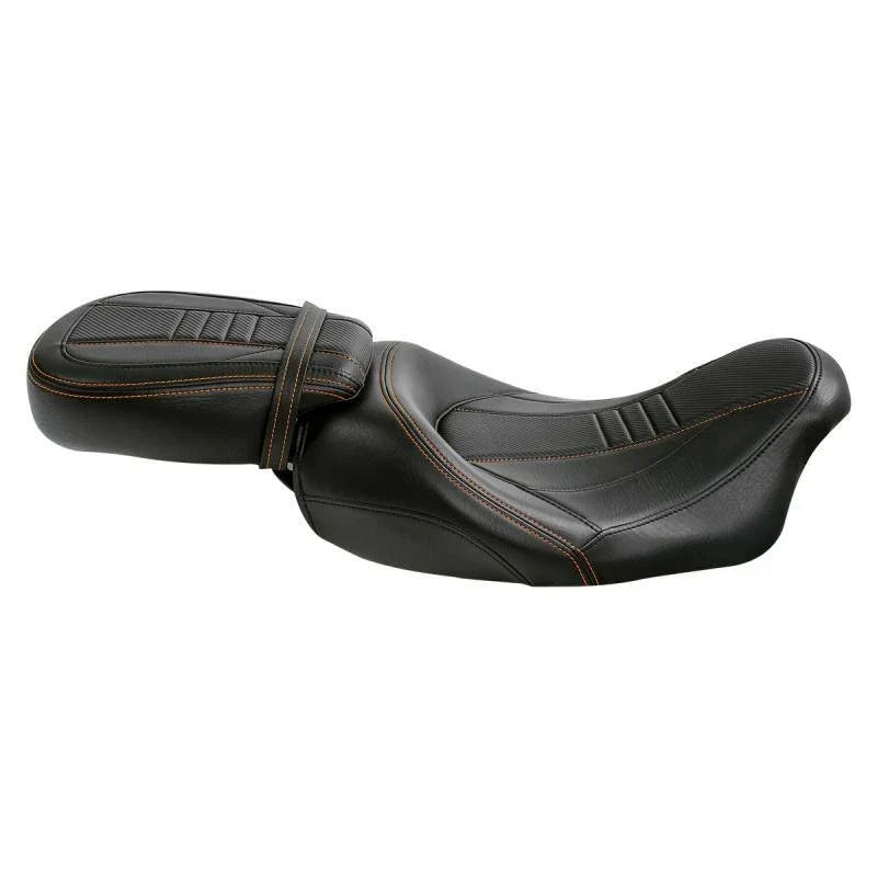 Black Driver Passenger Seat for Harley CVO Street Glide FLHXSE (2009–2023)