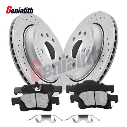 330mm Rear Brake Rotor Ceramic Pad for Jeep Grand Cherokee Dodge Durango (–2023)