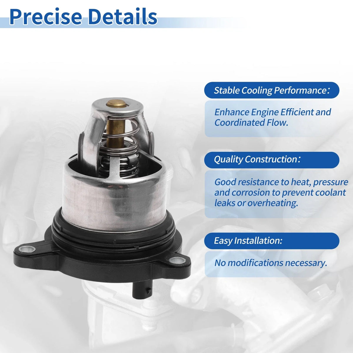 Engine Coolant Thermostat Housing Assembly No. 06M121115G for Audi A6 (2019–2024)