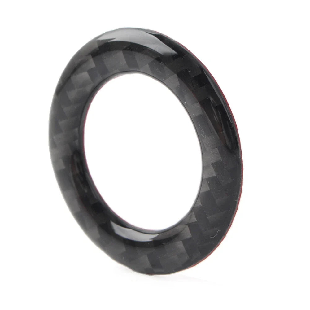 1 Pcs Black Engine Start Stop Button Ring Trim for Jeep Grand Cherokee (2011–2021)