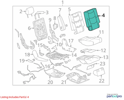 Cover for GMC Chevrolet Yukon Yukon XL (2015–2016) 23450204