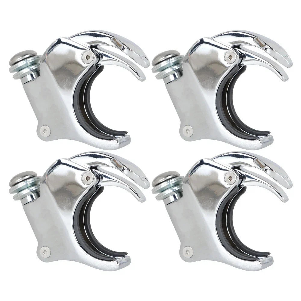 Set of 4 Windshield Clamps for Dyna FXDB (2002–2016) 49mm