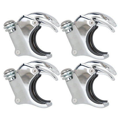 Set of 4 Windshield Clamps for Dyna FXDB (2002–2016) 49mm