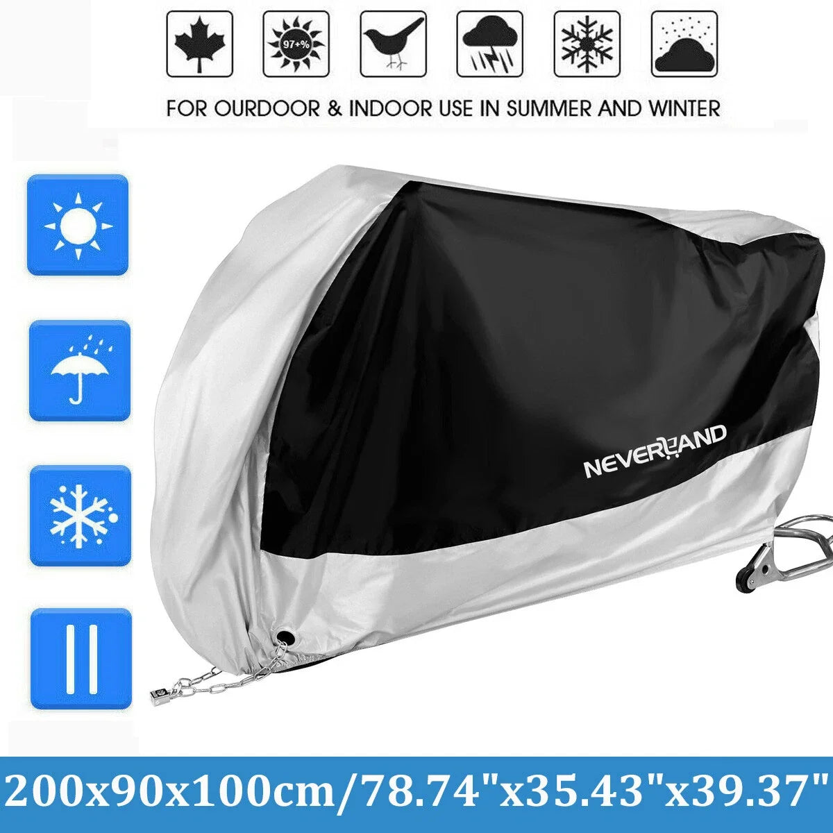Waterproof Motorcycle Cover for Harley Davidson CVO Road Street Glide (2010–2023)