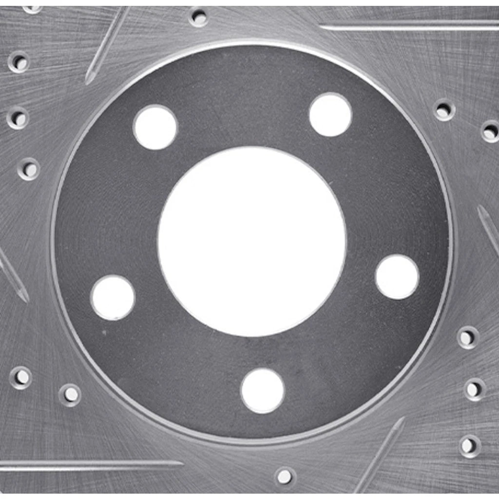 Set of 2 Drilled and Slotted Brake Rotors for Ford Mustang (1994–2004) ALX-PAU-DF-7002-54152-CLA1