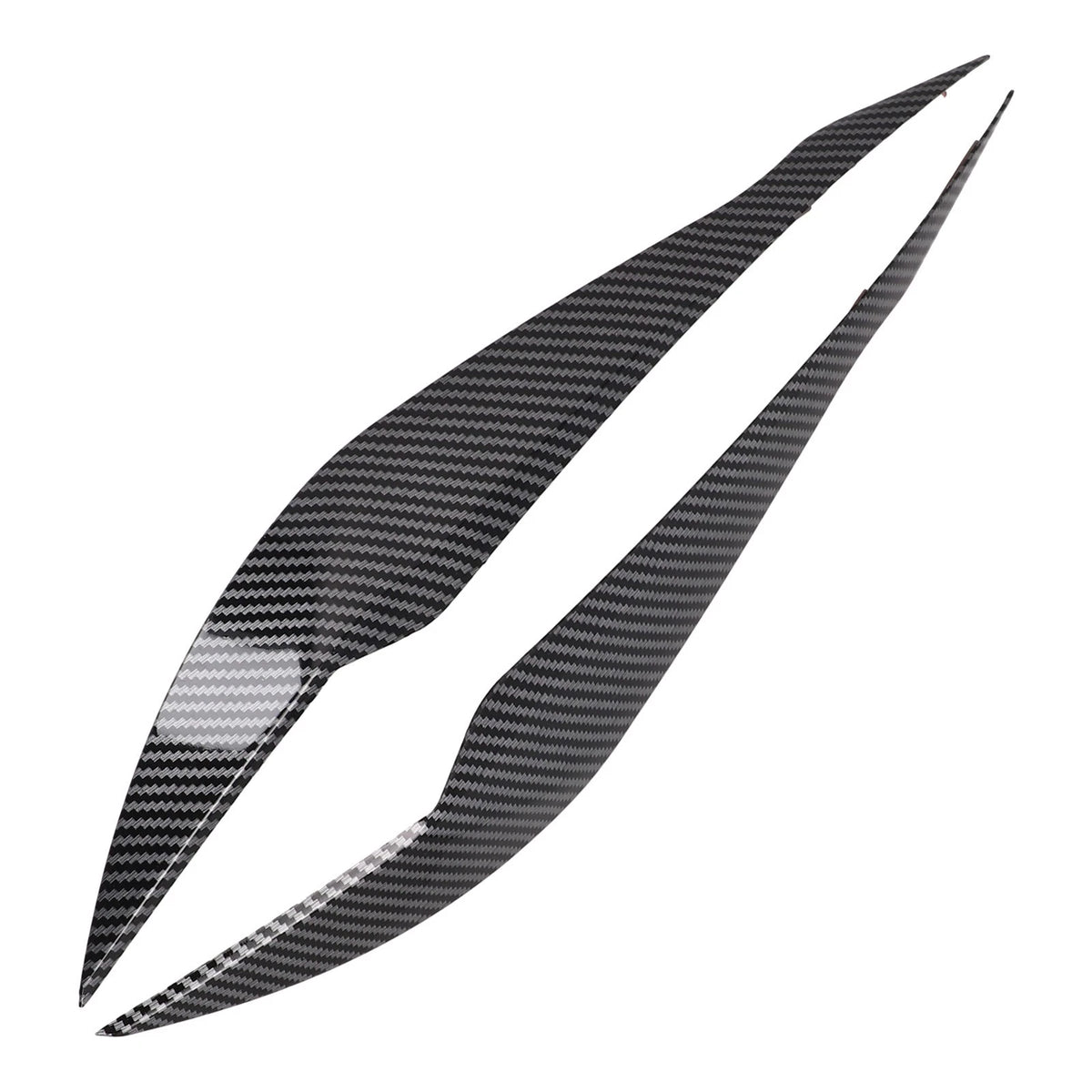 2pc Set Headlight Eyelid Cover for BMW F30 Saloon (2012–2018) Carbon Black