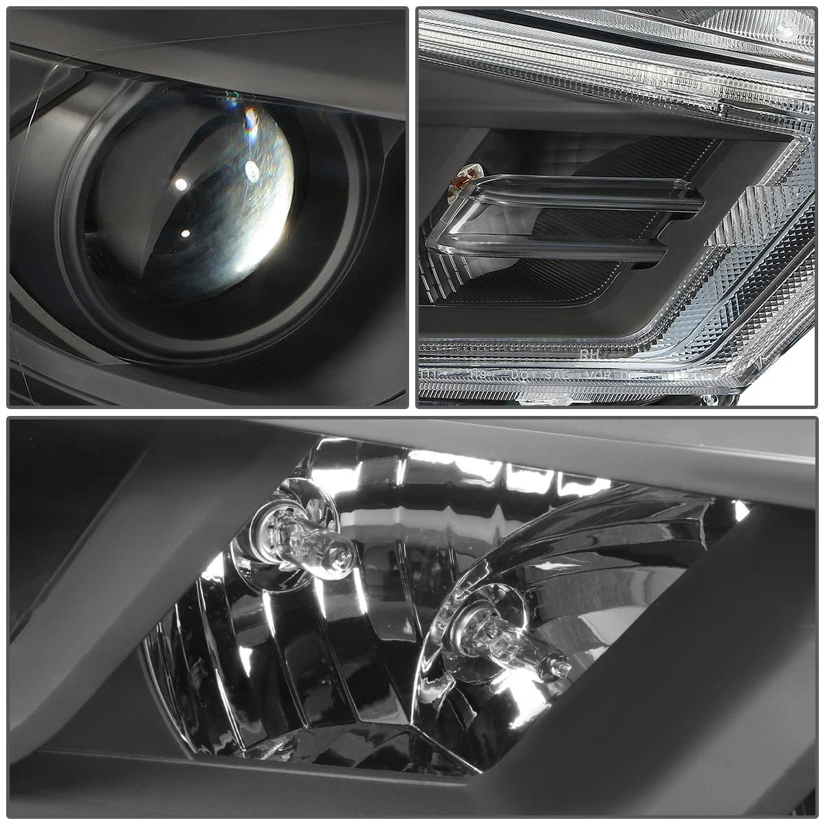 OE Style Chrome Amber Right Side LED Projector Headlight for Nissan Maxima (2016–2018)