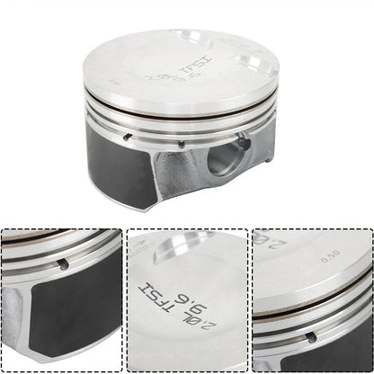 2.0T Piston & Ring Assembly Oversize +0.5 for VW Amarok Jetta Audi A4 Q5