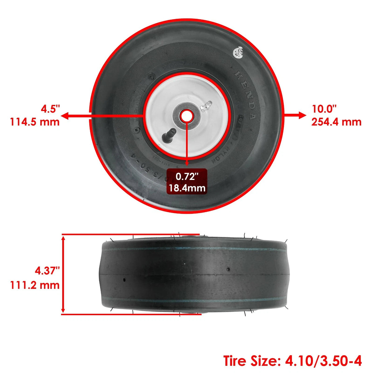 Set of 2 Deck Caster Wheels for Toro Exmark (MW131 - LA)