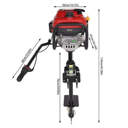 200cc 4 Stroke Outboard Motor for Fishing Boat (No Known Part Numbers)