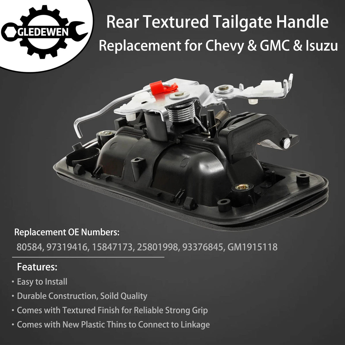 Tailgate Handle w/ Keyhole for