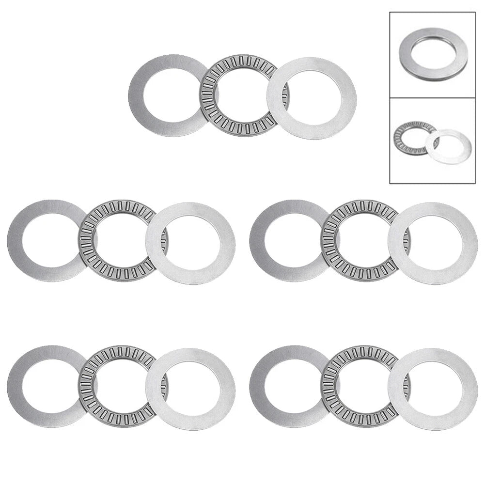 Set of 5 Thrust Needle Roller Bearings NTA1625+2TRA