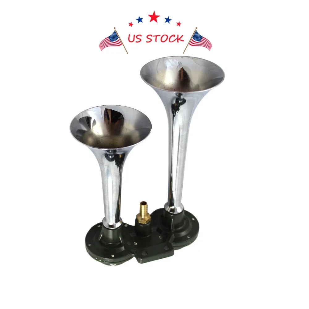 Dual Trumpet Air Horn for Car Truck (12V)