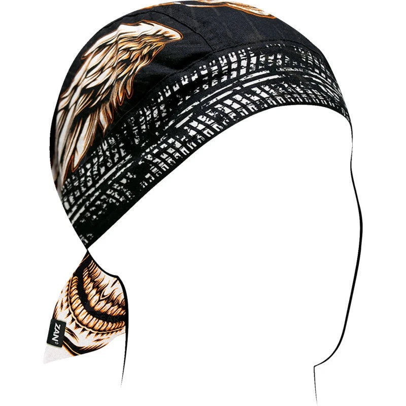 Flydanna Head Wrap for ZAN HEADGEAR (Z312) - Black - One Size