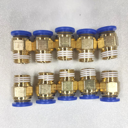 10 Male Straight Connector Tube OD 5/16" X NPT 1/4 PU Air Push In Fitting