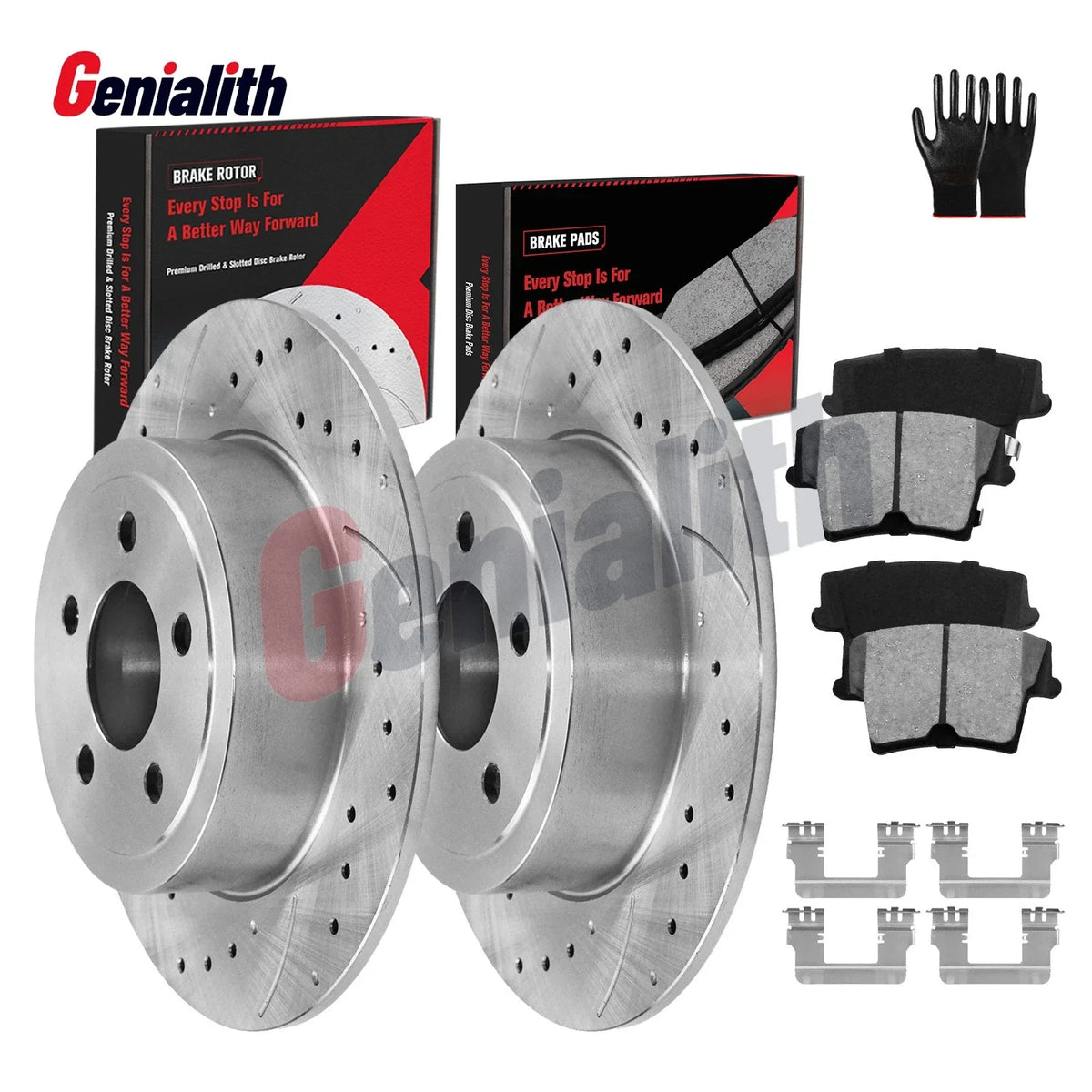 Rear Disc Rotors + Brake Pads for Dodge Charger Magnum Challenger 300 (2006–2010)