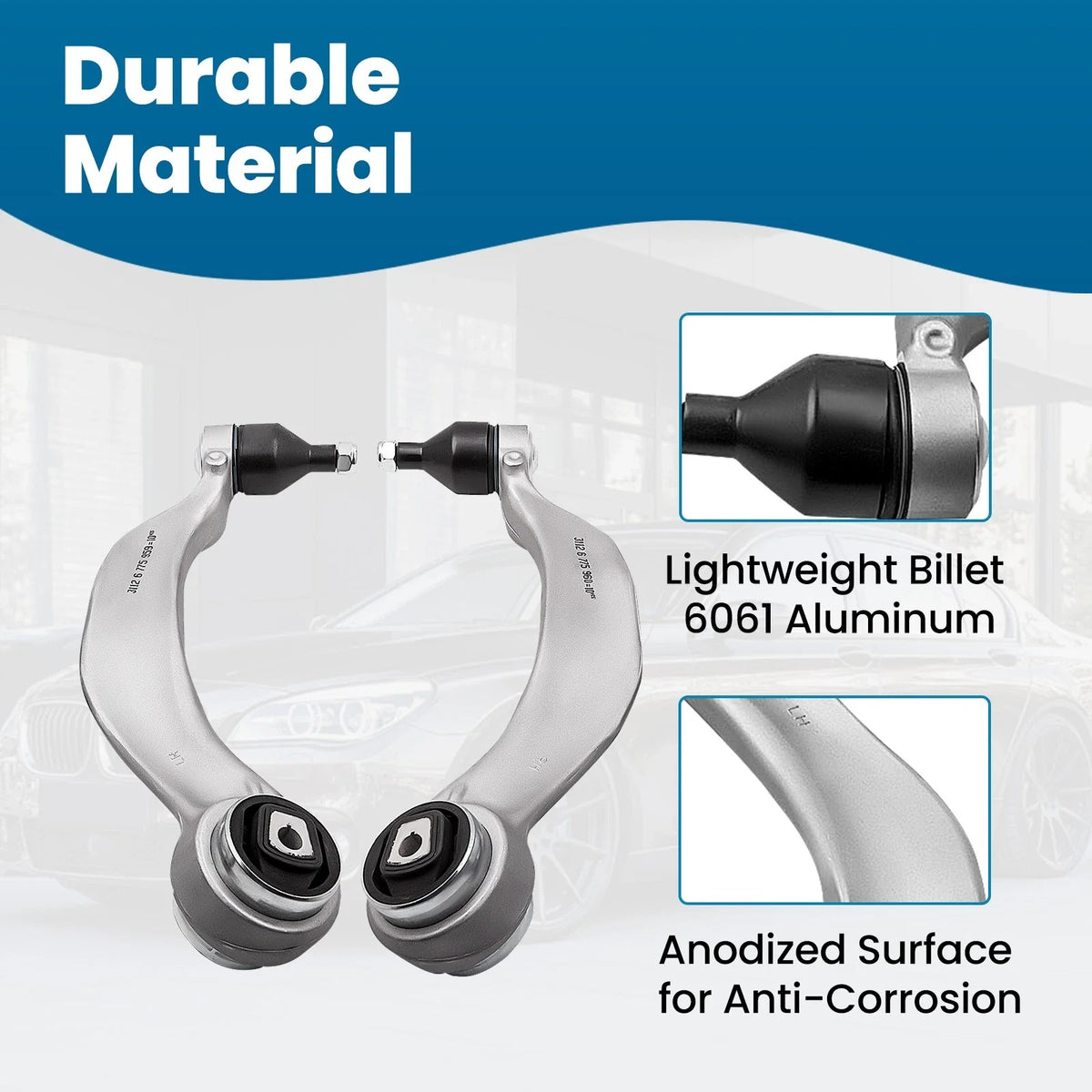 Suspension Control Arm Kit LH RH for BMW 5 Series 2001–2010, 7 Series 2002–2008