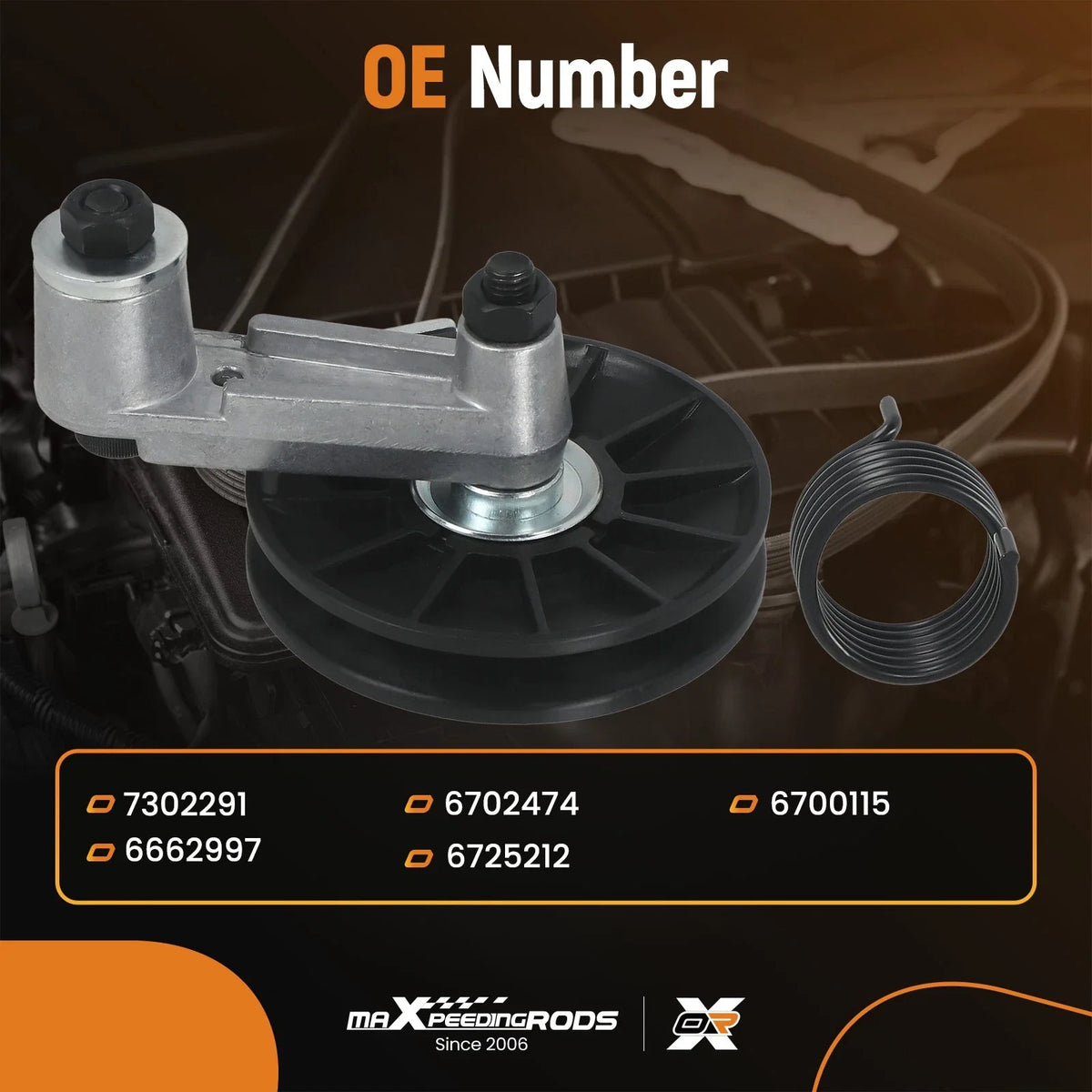 Fan Pulley Tensioner Kit for Bobcat A220 A300 (6662997)