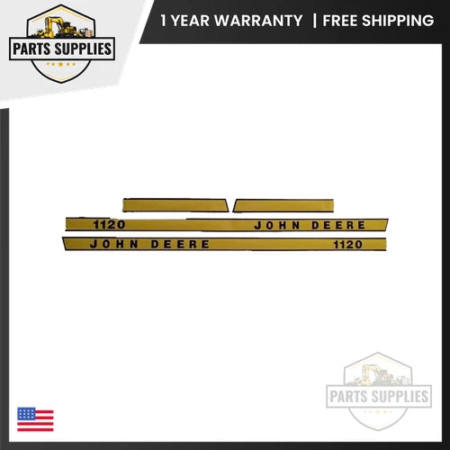 Hood Decal Set for John Deere 1120 Tractor
