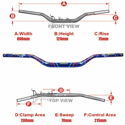 28mm Handlebar Fat Bar for KTM Honda Yamaha Suzuki Kawasaki (Pit Dirt Bike)