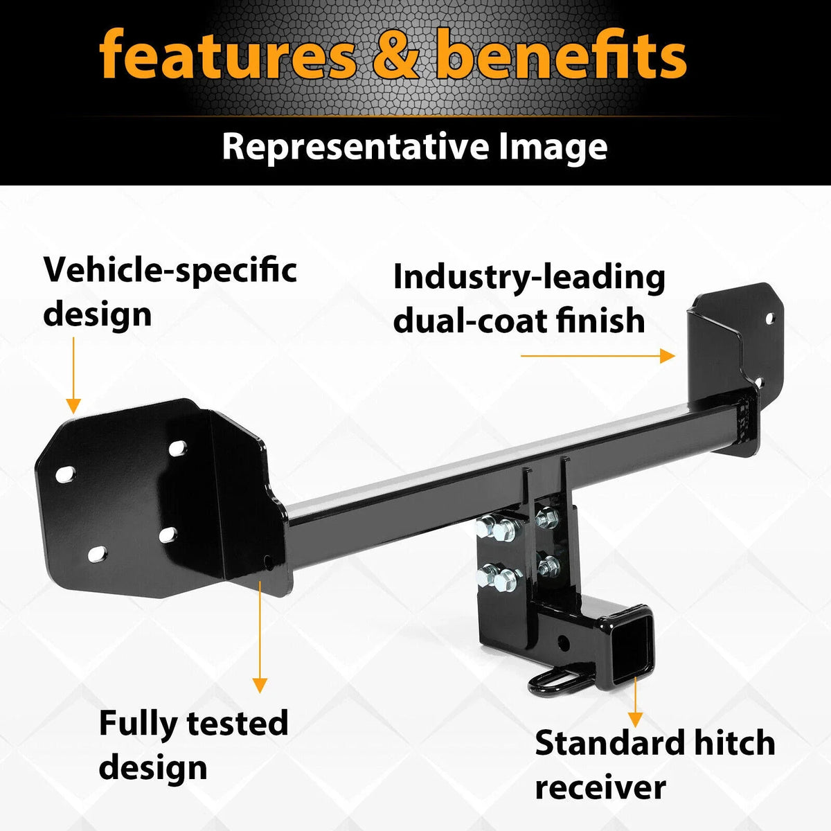Class 3 Trailer Tow Hitch 2" Receiver for Subaru Outback (2010–2019)