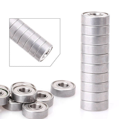 10Pcs 696-2Z 696ZZ Deep Groove Mini Ball Bearings for Micro Motor (6x15x5mm)