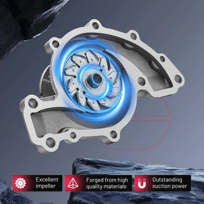 Water Pump w/ Gasket for Chevrolet Camaro 1995–2002, Buick LaCrosse