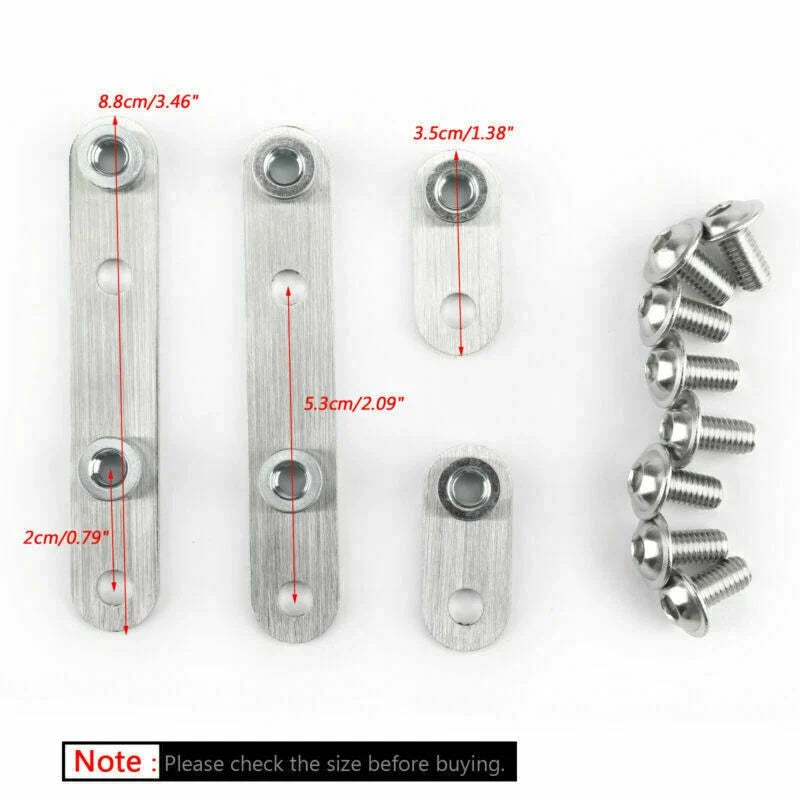 Stainless Steel Front Fender Riser Kit for Honda CRF 1000L Africa Twin (2016–2018)