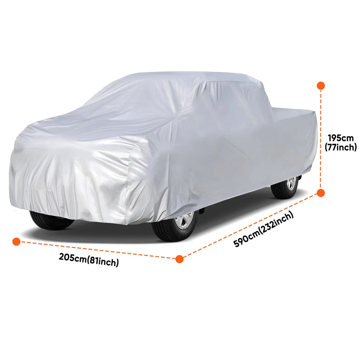 Waterproof Car Cover for Ford F-150 (2015–2023) Rain UV Resistant