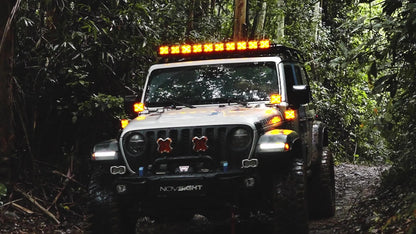 2X 4 Inch LED Pods for Honda GMC (NOV A500-WL12-4D)