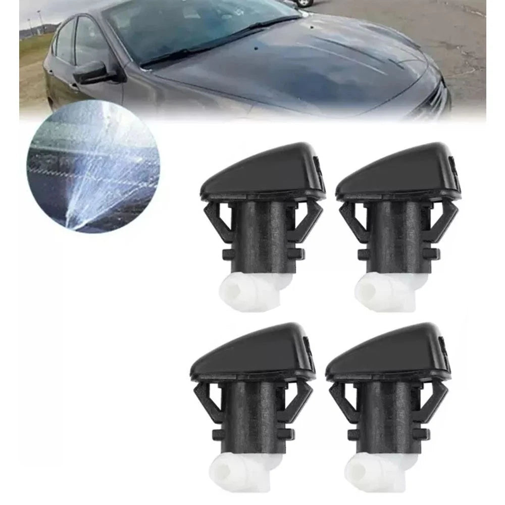 4Pack Windshield Washer Nozzle for Jeep Cherokee (2014–2016) 68081370AB