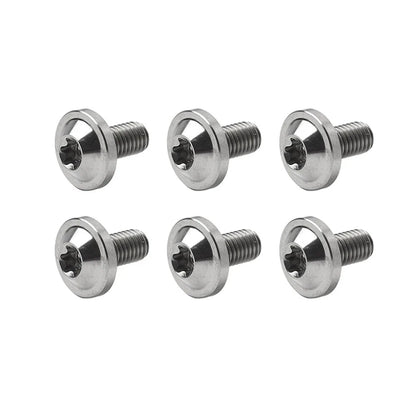 6pcs Alloy M6x10mm Torx Head Screws for Bike Motorcycle