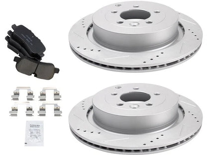 Brake Pad and Rotor Kit for Land Rover Range Rover Sport (2006–2009) 29657MKMC