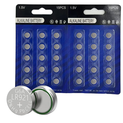 30 Pack Alkaline Button Battery for Youchen 370 371 AG6 LR920