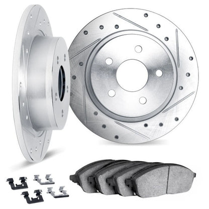 Rotor Set with Brake Pads for Toyota Camry (2007–2011) ALX-PAU-DF-7512-76129-CLA3