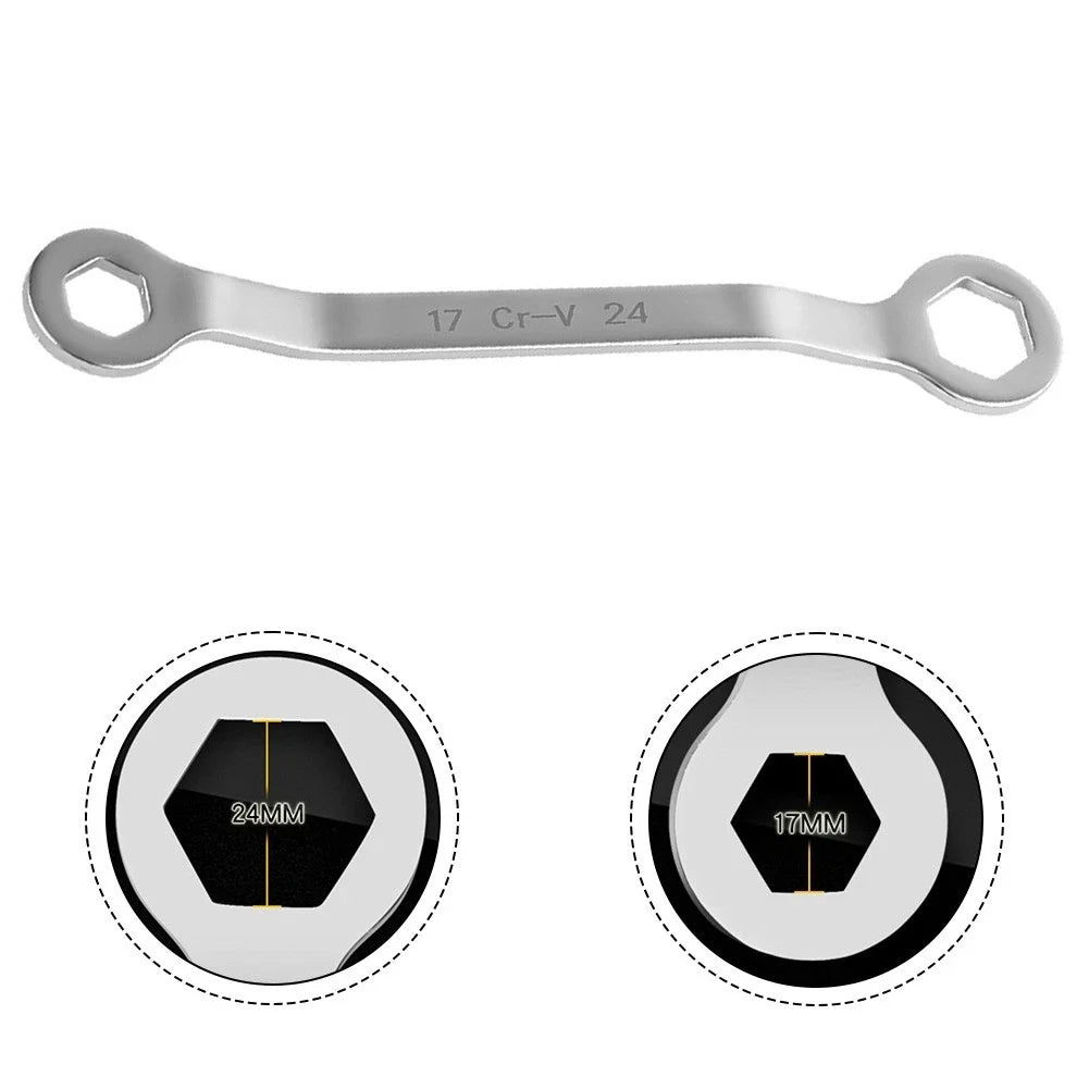 Curved Handle Oil Drain Wrench for Motorcycle Maintenance