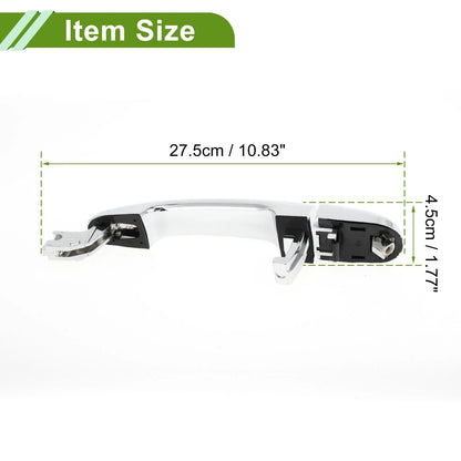 Exterior Door Handle for Hyundai Kia (No. 826611F000) Front Right Silver Tone